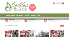 Desktop Screenshot of goddessdelivers.com