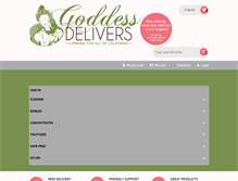 Tablet Screenshot of goddessdelivers.com